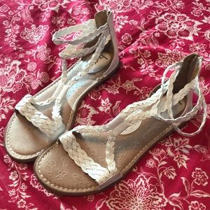 B.O.C. White Sandals!